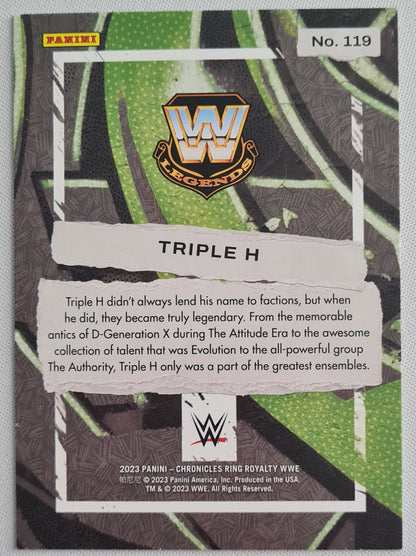 Triple H - 2023 Panini Chronicles Ring Royalty WWE #119