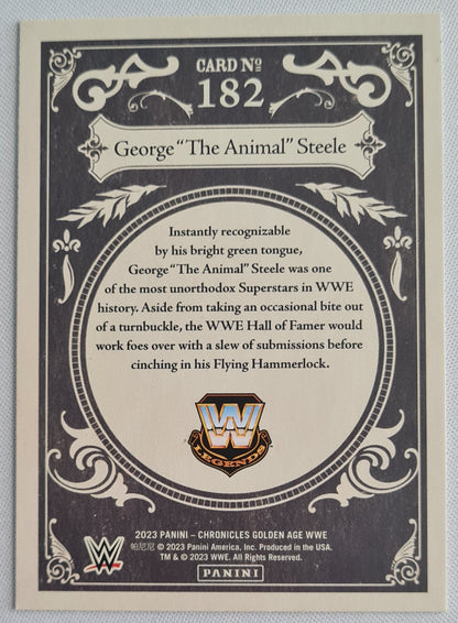 George "The Animal" Steel - 2023 Panini Chronicles Golden Age WWE #182