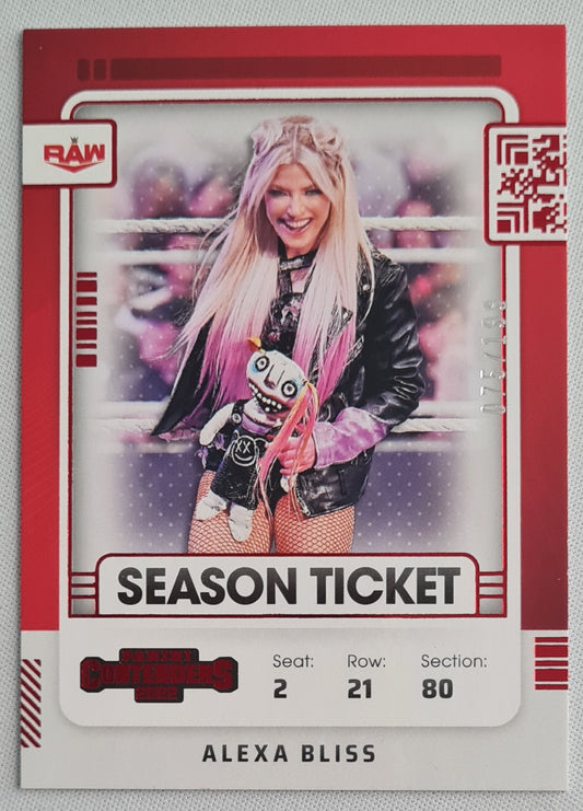Alexa Bliss - 2022 Panini Chronicles Contenders #109