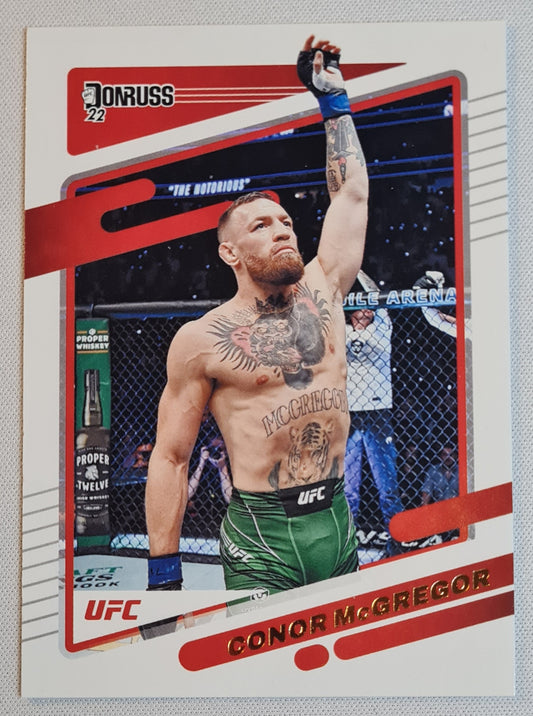 Conor McGregor - 2022 Panini Donruss UFC #27  Bronze lettering
