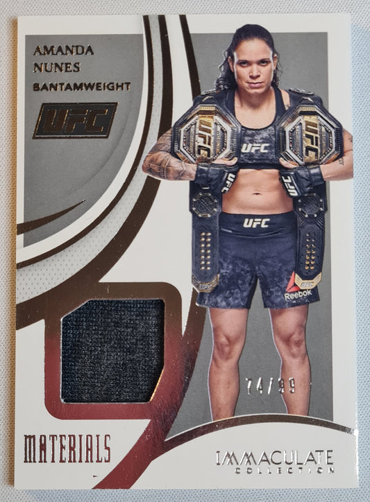 Amanda Nunes - 2021 Panini Immaculate Collection /Patch UFC /99