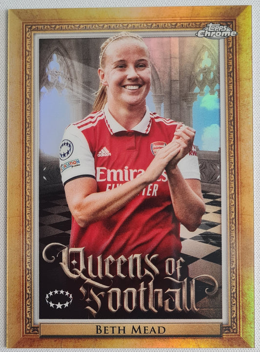 Beth Mead - 2023 Topps Chrome - Queens of Football - Women Champions League Q-3