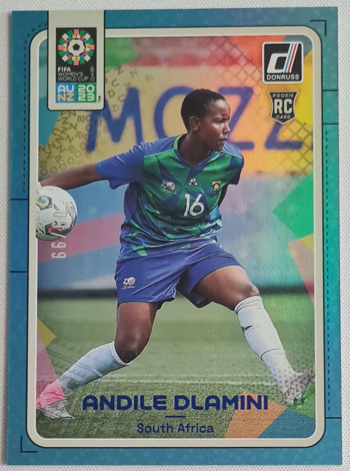 Andile Dlamini - 2023 Panini Donruss FIFA Women's WC - Blue Foil (RC) /99