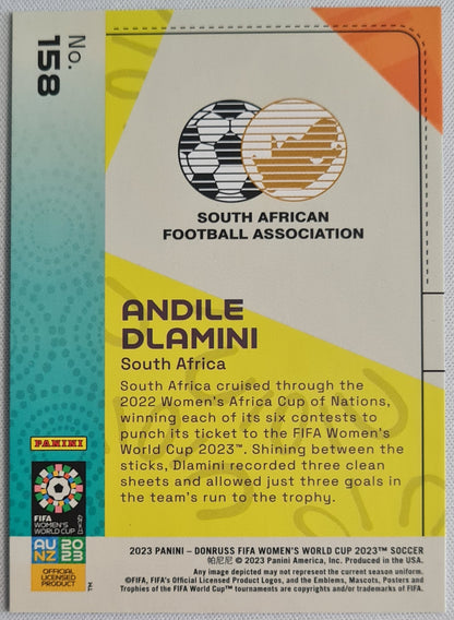 Andile Dlamini - 2023 Panini Donruss FIFA Women's WC - Blue Foil (RC) /99