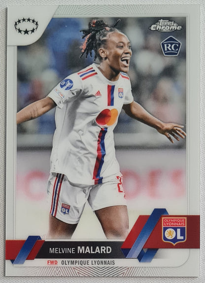 Melvine Malard - 2023 Topps Chrome Women Champions League Football (RC) Olympique