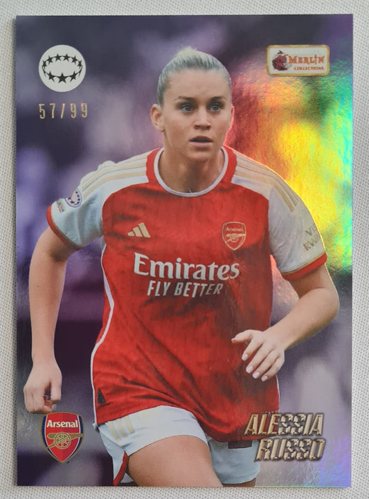 Alessia Russo - 2023 Topps Merlin Heritage Collection #73 Arsenal Women /99