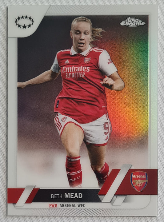 Beth Mead - 2023 Topps Chrome Women Champions League - Arsenal WFC