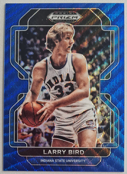 Larry Bird - 2022 Panini Prizm Draft Pics Blue Wave /249