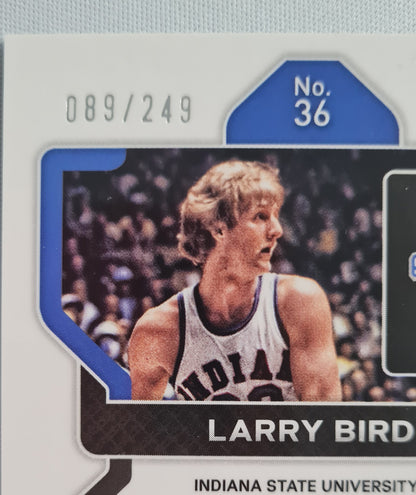 Larry Bird - 2022 Panini Prizm Draft Pics Blue Wave /249