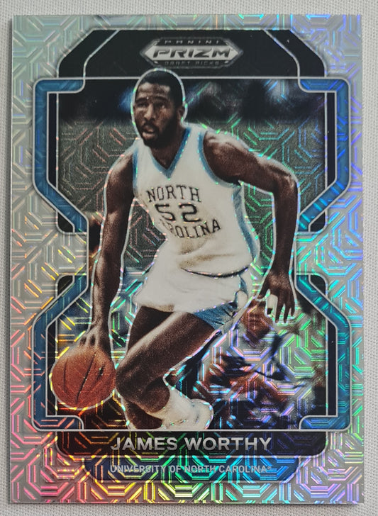 James Worthy - 2022 Panini Prizm Draft Pics Silver MOJO /25