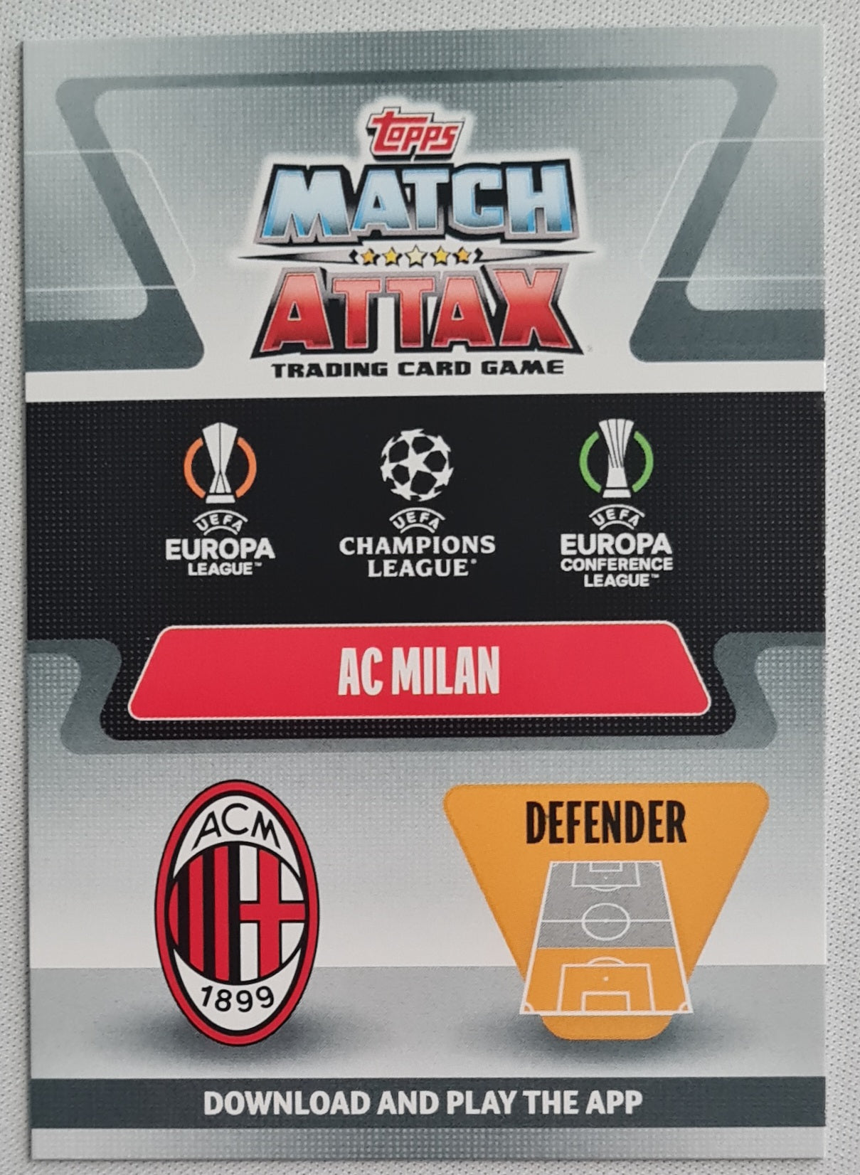 Paolo Maldini - Topps "100 Club Legend" - Match Attack - AC Milan