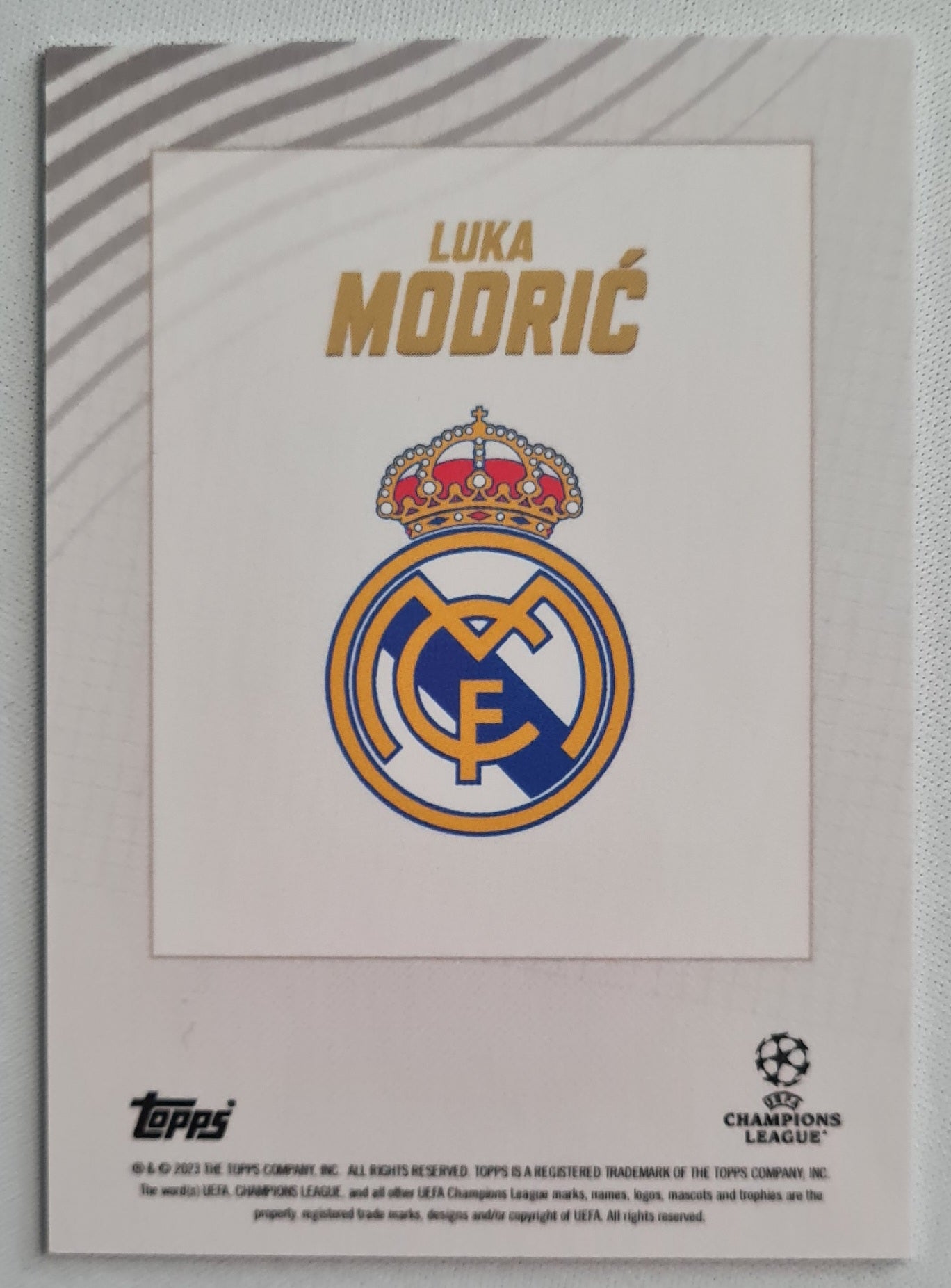 Luke Modric - 2023 Topps Champions League Real Madrid /99