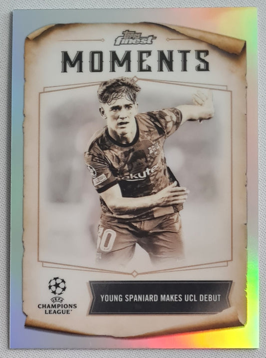 Gavi - 2023 Topps Finest "Moments" UEFA Champions League FM-5