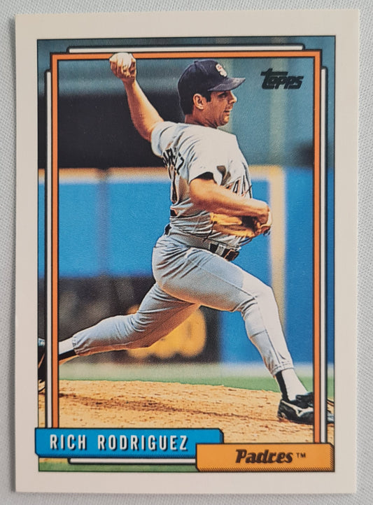 Rich Rodriquez - 1992 Topps San Diego Padres #462