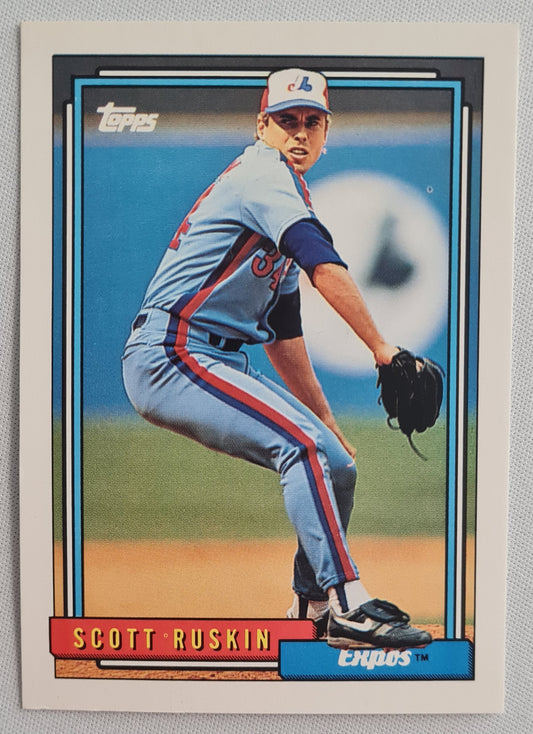 Scott Ruskin - 1992 Topps Monteal Expos #692