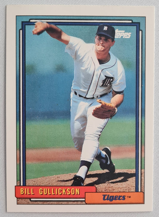 Bill Gullickson - 1992 Topps Detroit Tigers #508