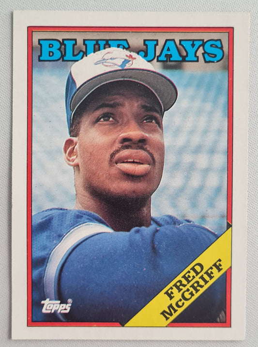 Fred McGriff - 1988 Topps "Chewing Gum Pack" card Blue Jays #463