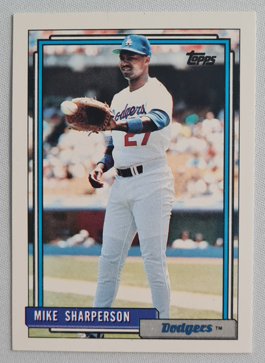 Mike Sharperson - 1992 Topps L.A. Dodgers #627