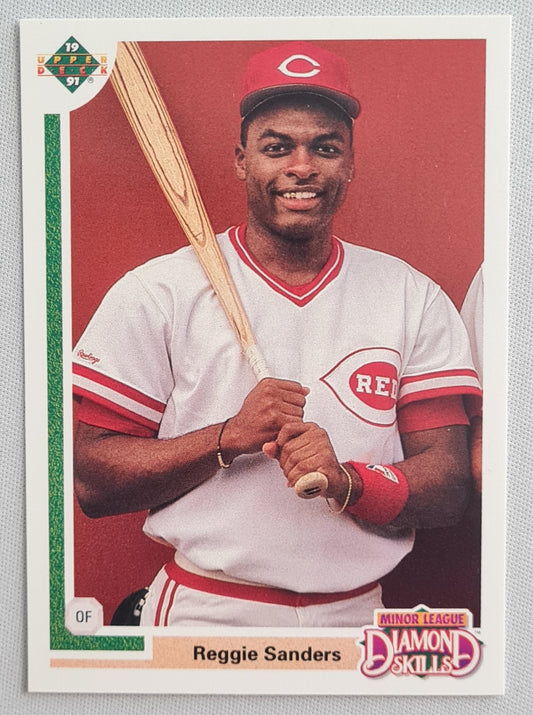 Reggie Sanders - 1991 Upper Deck "Most Exciting Player" Reds - Diamond Skills