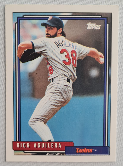 Rick Aguilera - 1992 Topps Minnisota Twins #44