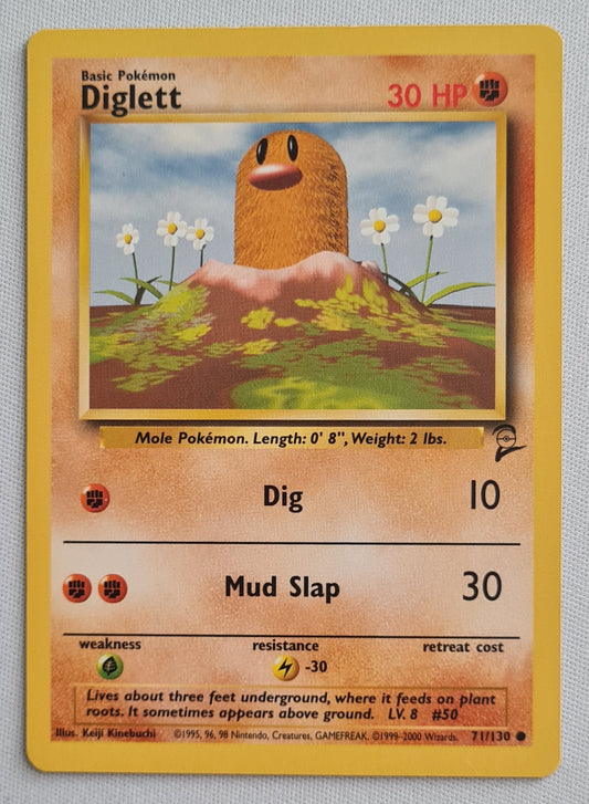 Diglett - 2000 Pokémon Base Set 2 - 71/130 Common