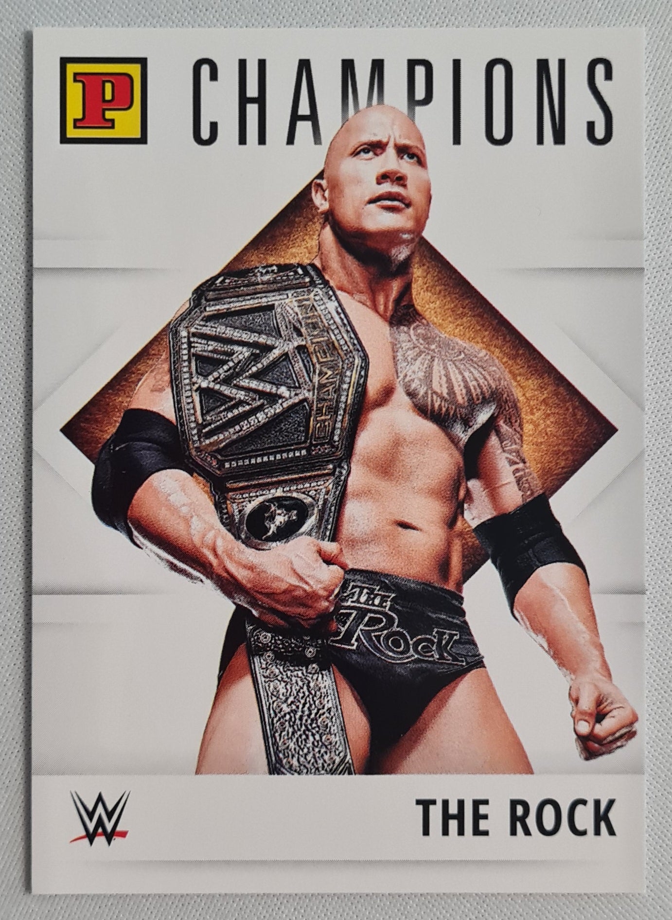 The Rock - 2022 Panini WWE - Debut Edition International Championship Card #155 - Champions