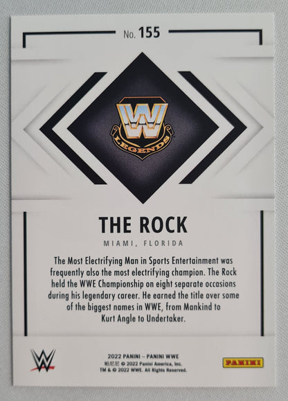 The Rock - 2022 Panini WWE - Debut Edition International Championship Card #155 - Champions