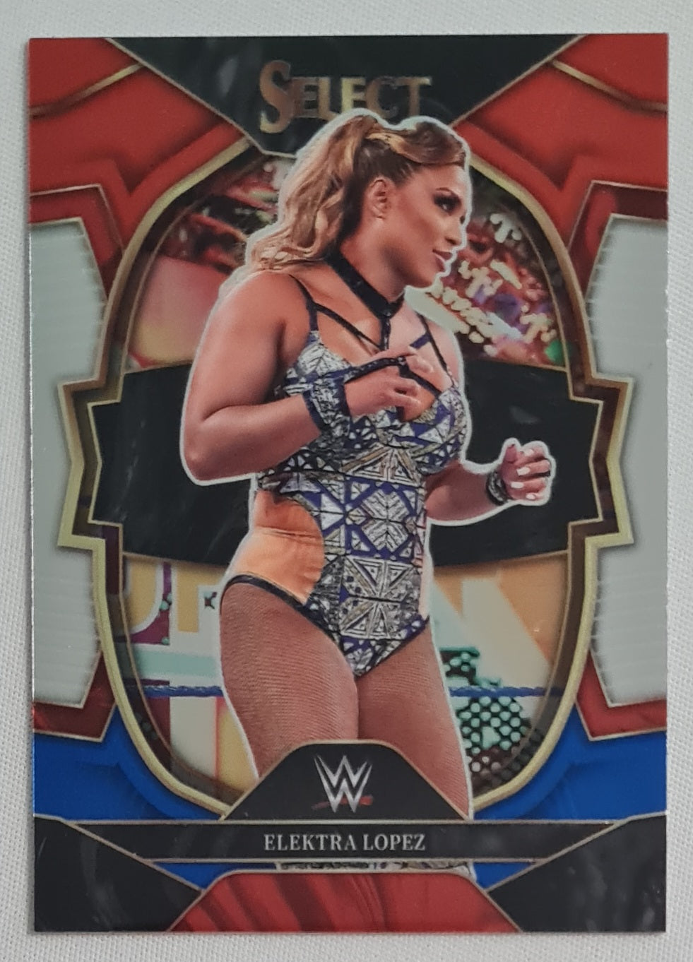 Elektra Lopez - 2023 Panini Select WWE - NXT Prizm #73 Concourse Red/White/Blue