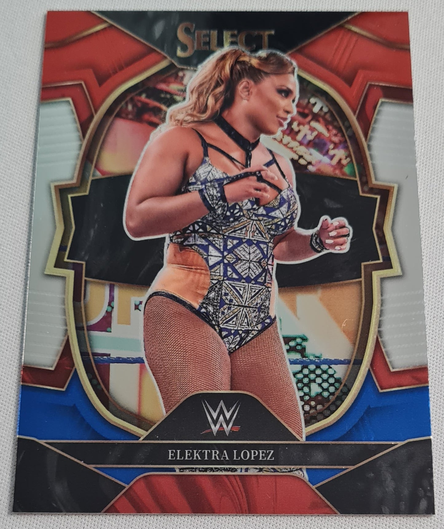 Elektra Lopez - 2023 Panini Select WWE - NXT Prizm #73 Concourse Red/White/Blue