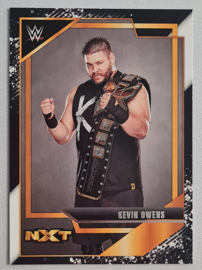 Kevin Owens - 2022 Panini NXT WWE #17 w/ NXT Champion Belt - Gold 2.0