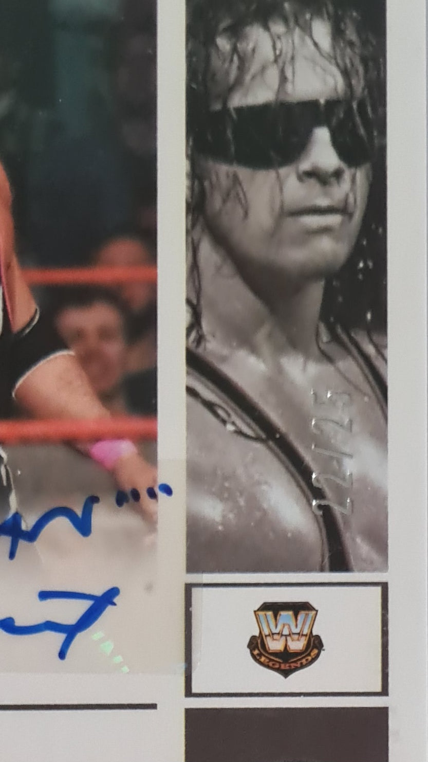 Bret "the Hitman" Hart - 2023 Panini Chronicles WWE Silver Parallel Auto/25 FCJT