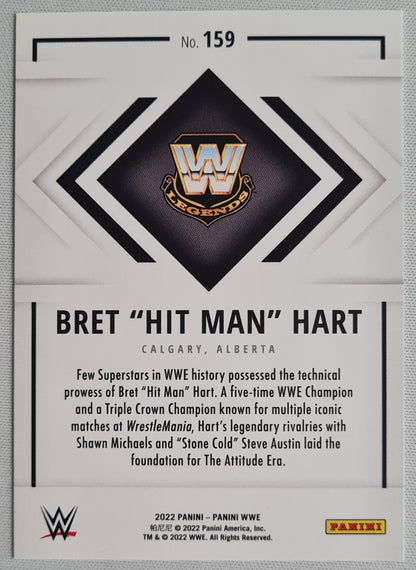 Bret "the Hitman" Hart - 2022 Panini WWE Debut Edition International #159