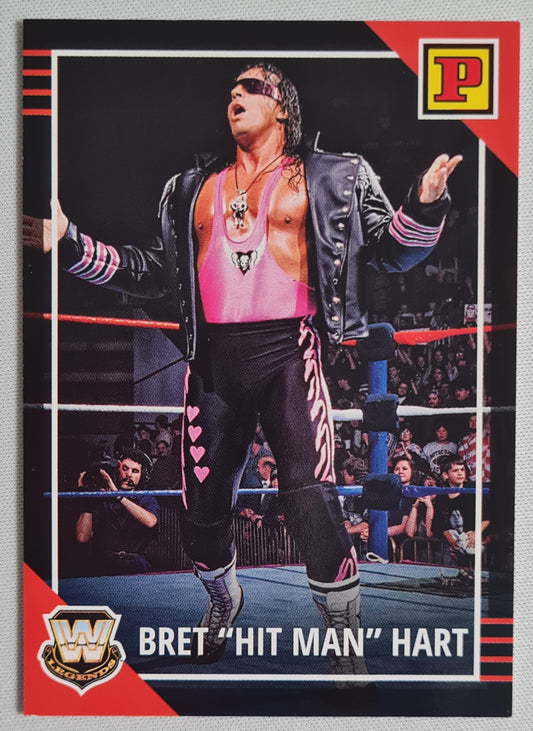 Brett "the Hitman"Hart - 2022 Panini WWE Debut Edition International Superstar RED