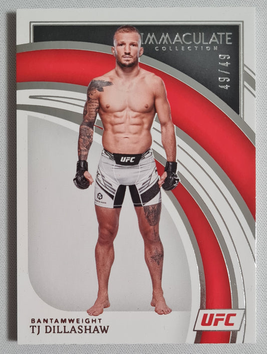 TJ Dillashaw - 2022 Panini Immaculate collection UFC /49