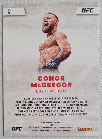 Conor McGregor - 2023 Panini Donruss UFC - Lightweight #9 - Stare Master