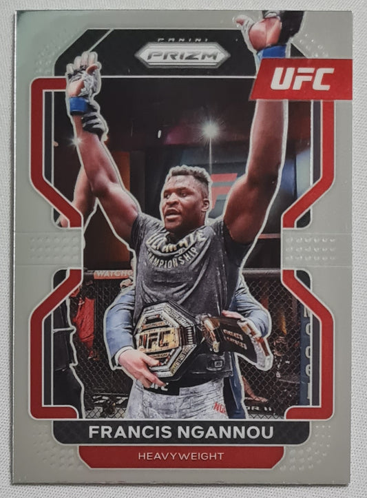 Francis Ngannou - 2022 Panini Prizm UFC #153 Base Silver