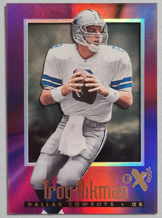 Troy Aikman - 1997 SKYBOX International Quarterback Club #7 - NFL Play Football E X 2000