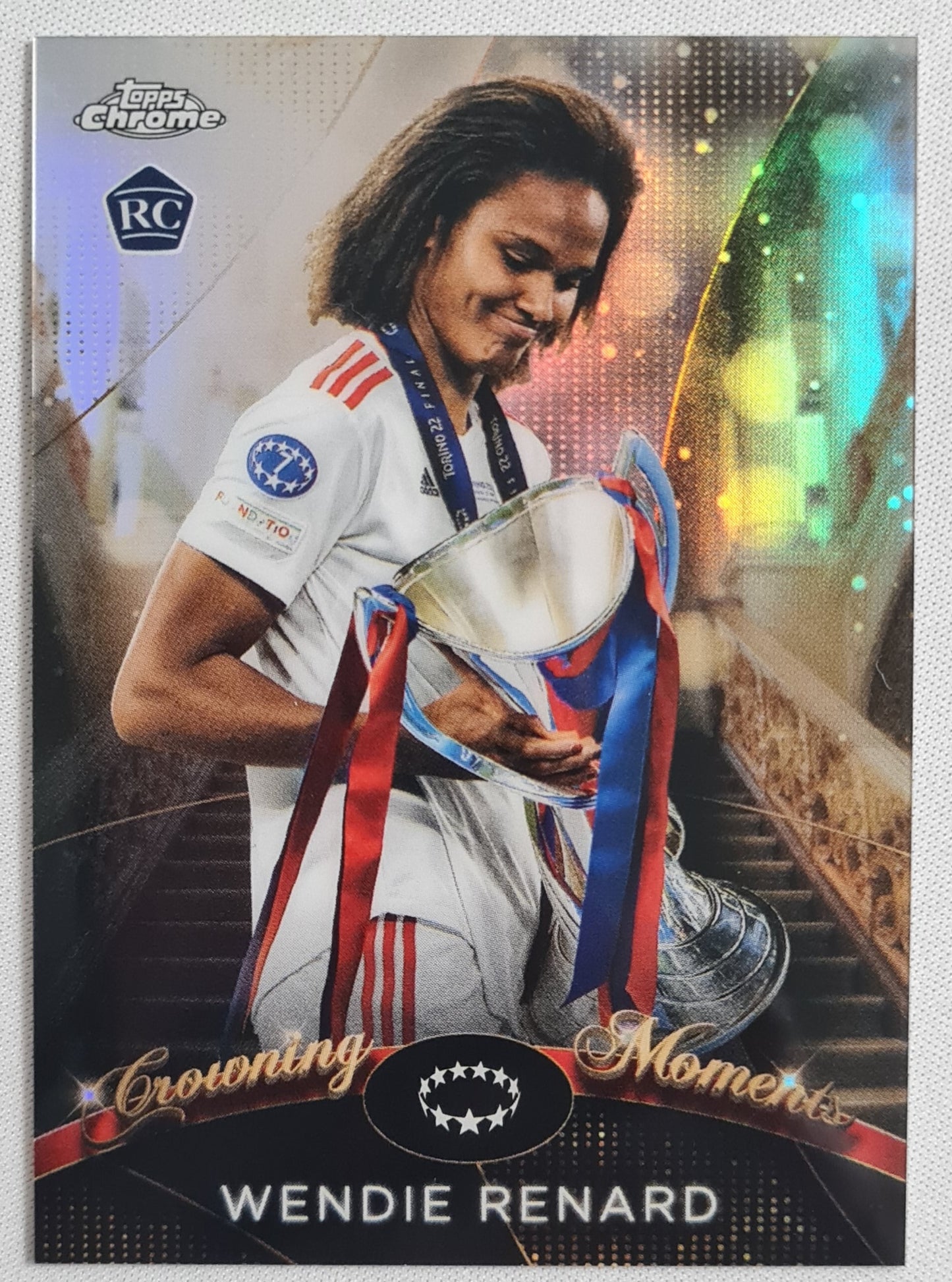 Wendie Renard - 2023 Topps Chrome Women Football - Crowning Moments (RC) - Olympique