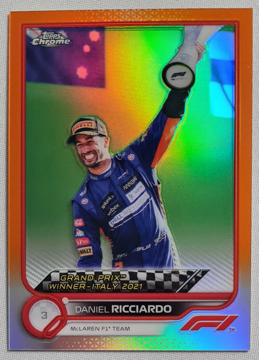 Dani Ricciardo - 2022 Grand Prix Winners #164 F-1 Racing McLaren  Orange Refractor