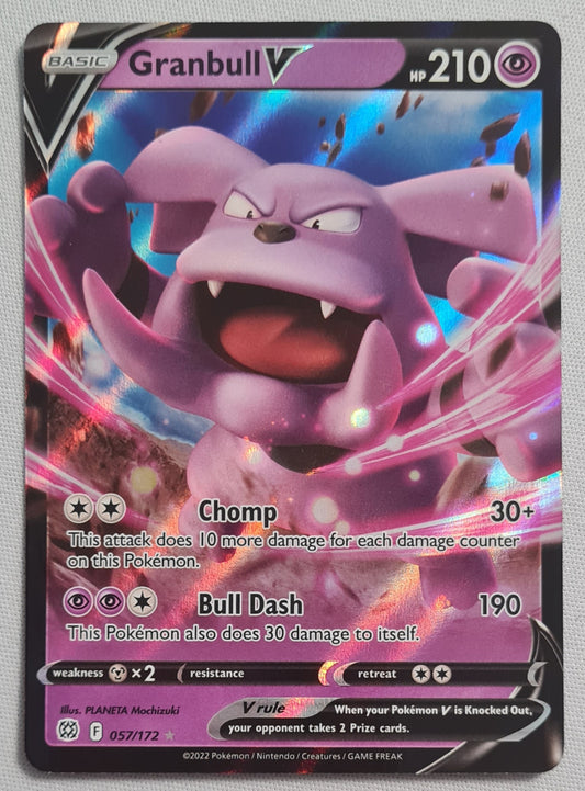 Granbull - 2022 Pokemon Basic 057/172 HP210 TCG Sword & Shield: Brilliant Stars Holo Ultra Rare