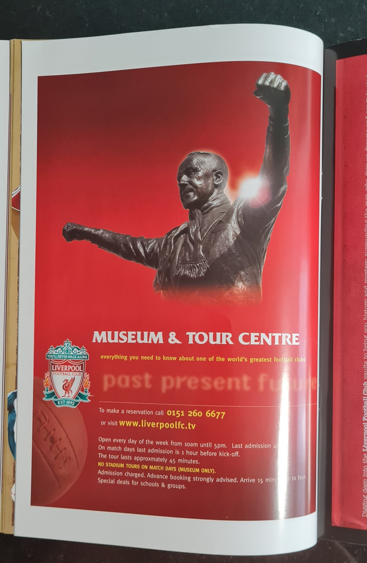 Liverpool official Programme - 2007 Liverpool vs Barcelona + Ticket Stub! - UEFA Champions league Match