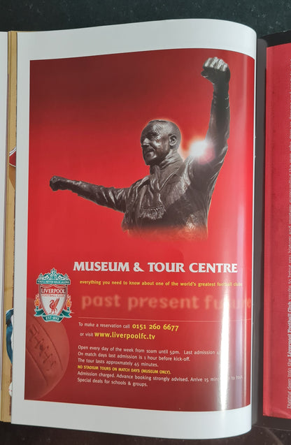 Liverpool official Programme - 2007 Liverpool vs Barcelona + Ticket Stub! - UEFA Champions league Match