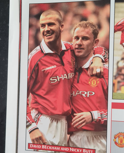 Manchester United vs Chelsea Vintage Programme - 2000 Carling Premiership Match w/ Comp. Card