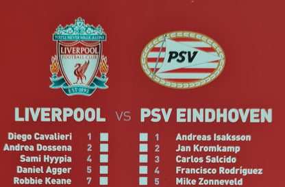 Anfield Official Matchday Programme - 2008 Liverpool vs PSV Eindhoven UEFA Champions League group stage