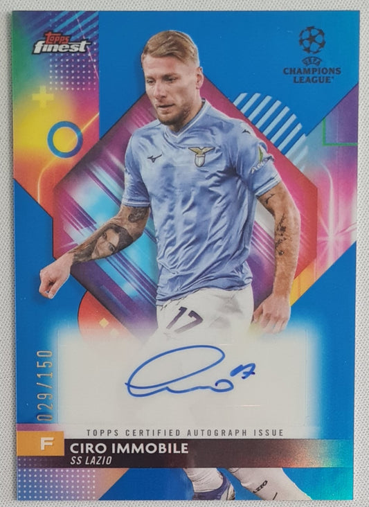 Ciro Immobile - 2024 Topps Finest /150 - SS Lazio /Auto