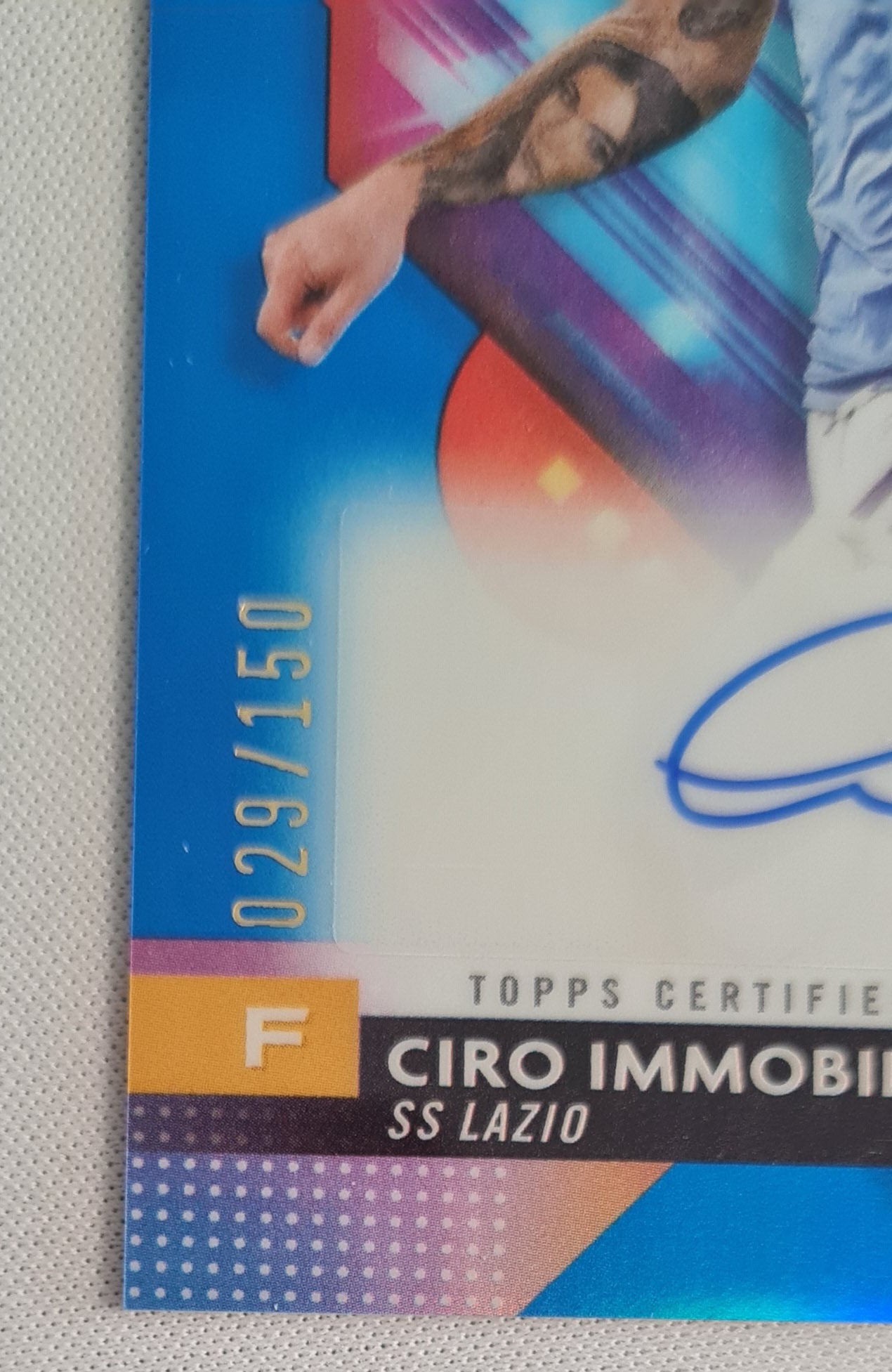 Ciro Immobile - 2024 Topps Finest /150 - SS Lazio /Auto