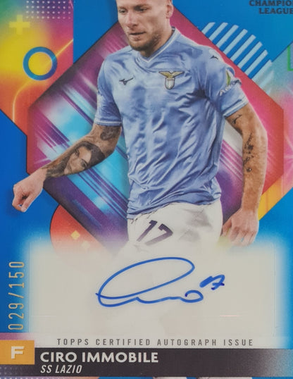Ciro Immobile - 2024 Topps Finest /150 - SS Lazio /Auto