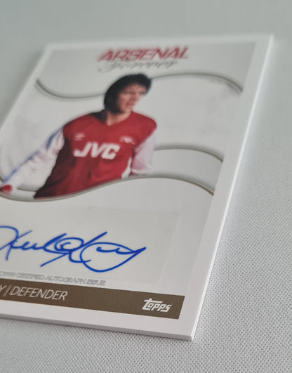 David O'Leary - 2023/24 Topps Arsenal Forever - Gunners forever Legends /Auto