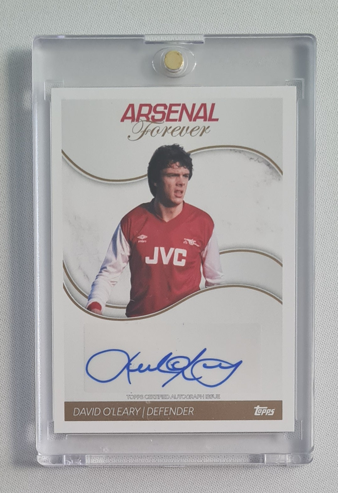 David O'Leary - 2023/24 Topps Arsenal Forever - Gunners forever Legends /Auto