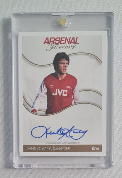 David O'Leary - 2023/24 Topps Arsenal Forever - Gunners forever Legends /Auto